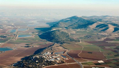 jezreel perched above where the jezreel valley meets the harod valley